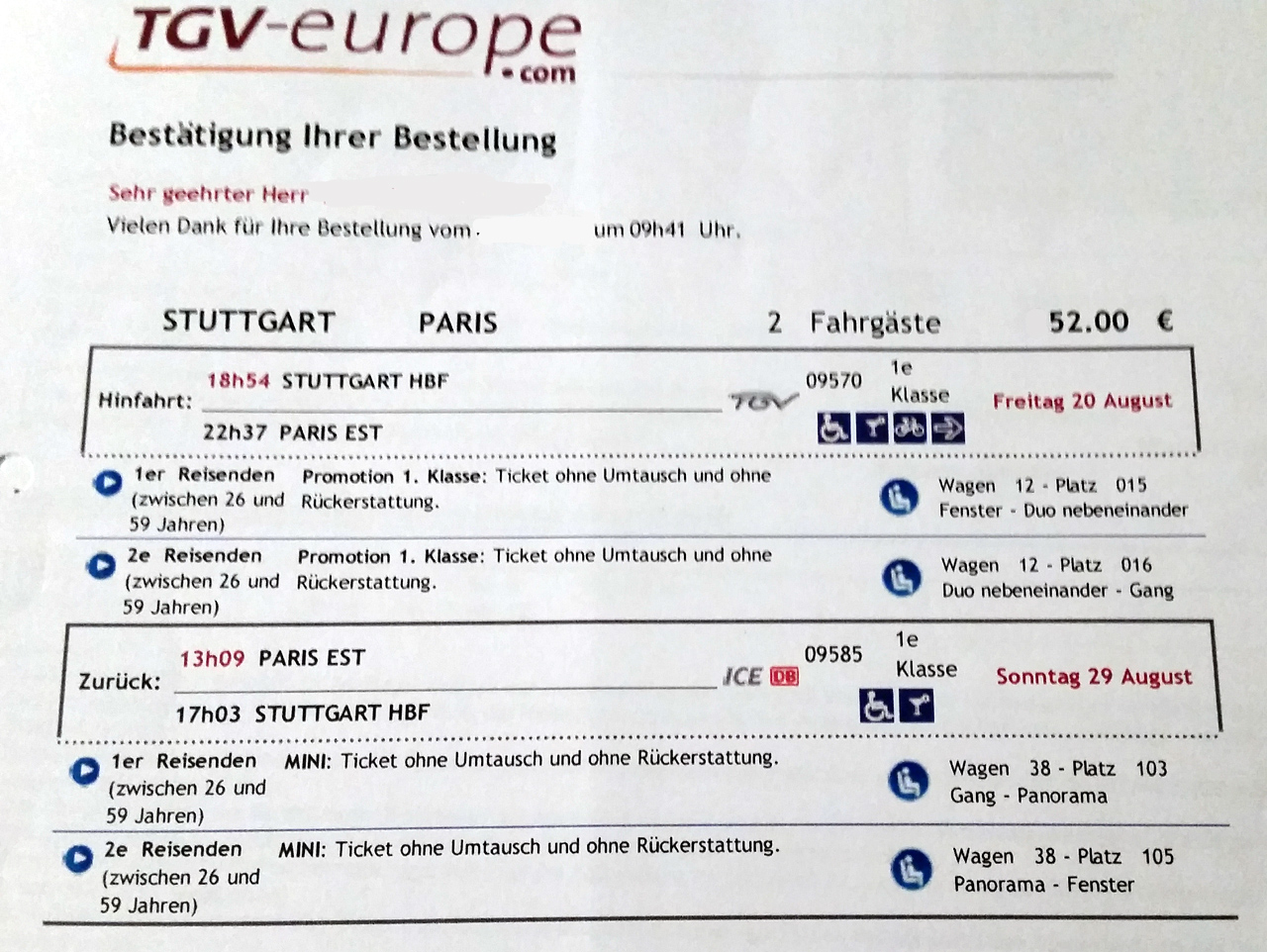 PARIS per TGV Tipps zur Anreise aus Deutschland + Schweiz