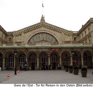 wichtige ziele Gare de l´Est Paris