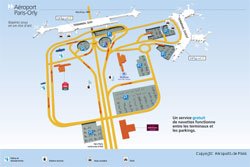 Orly Aeroport Paris Tipps Karte