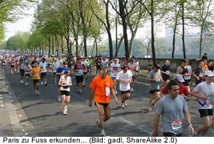 Marathon Veranstaltung Paris