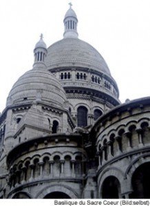 Basilika Sacre Coeur in Paris - Montmartre